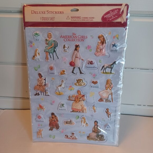 American Girl Bundle - Memory Book and 2004 Deluxe Sticker Sheet - Picture 9 of 9